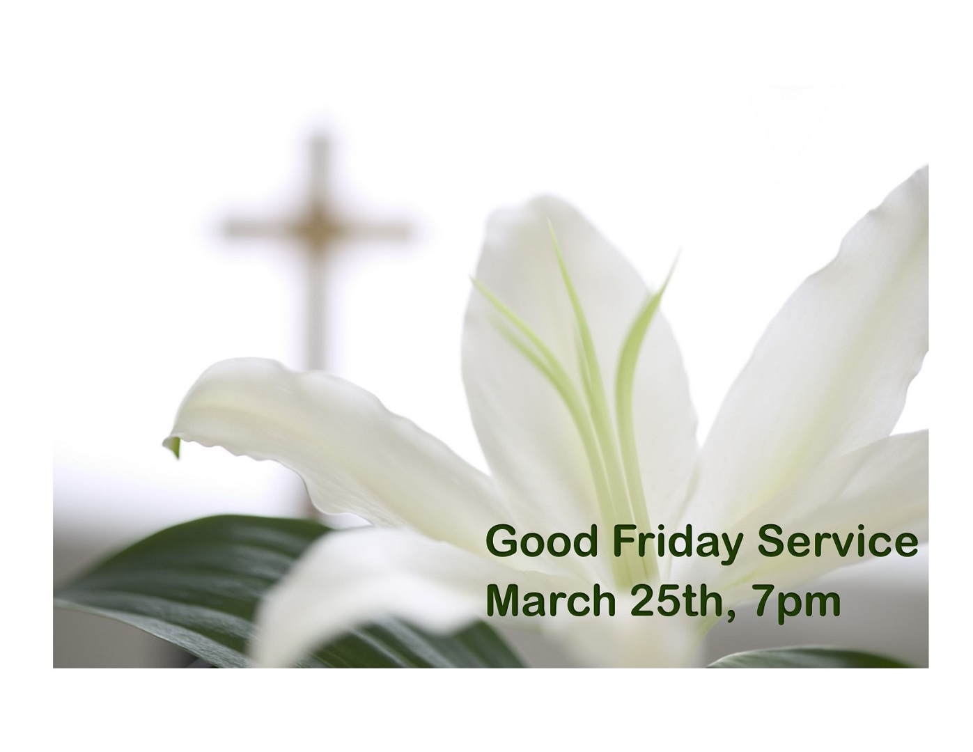 Good Friday Service Hope Baptist Church
